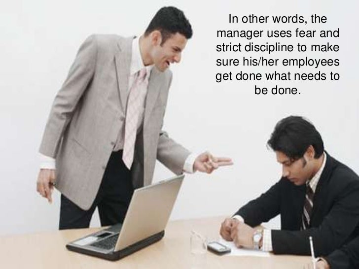 The boss has strict policies 6